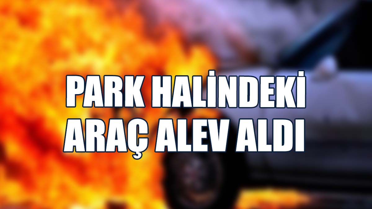 Lapta'da Araç Yangını...