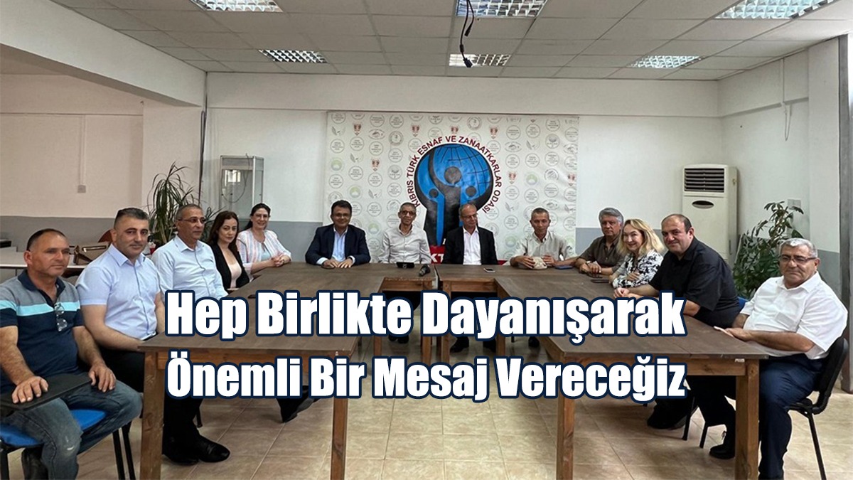 Özuslu: Hep Birlikte Dayanışarak Önemli Bir Mesaj Vereceğiz