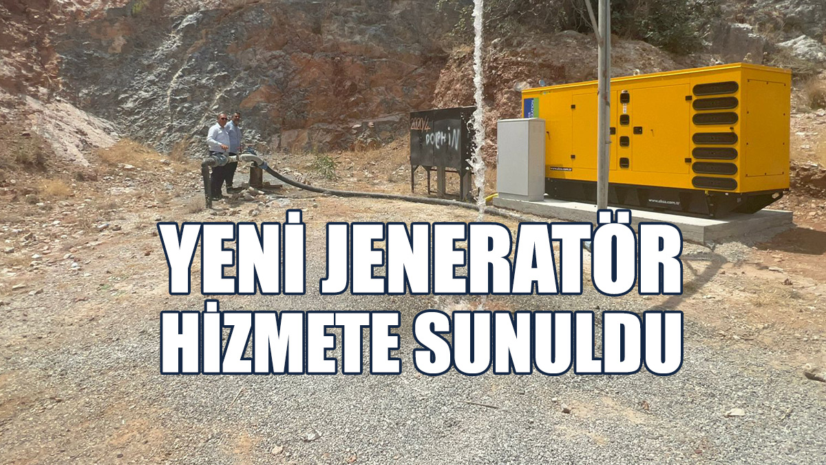 Değirmenlik-Akıncılar Belediyesi, Yeni Jeneratörü Hizmete Sundu