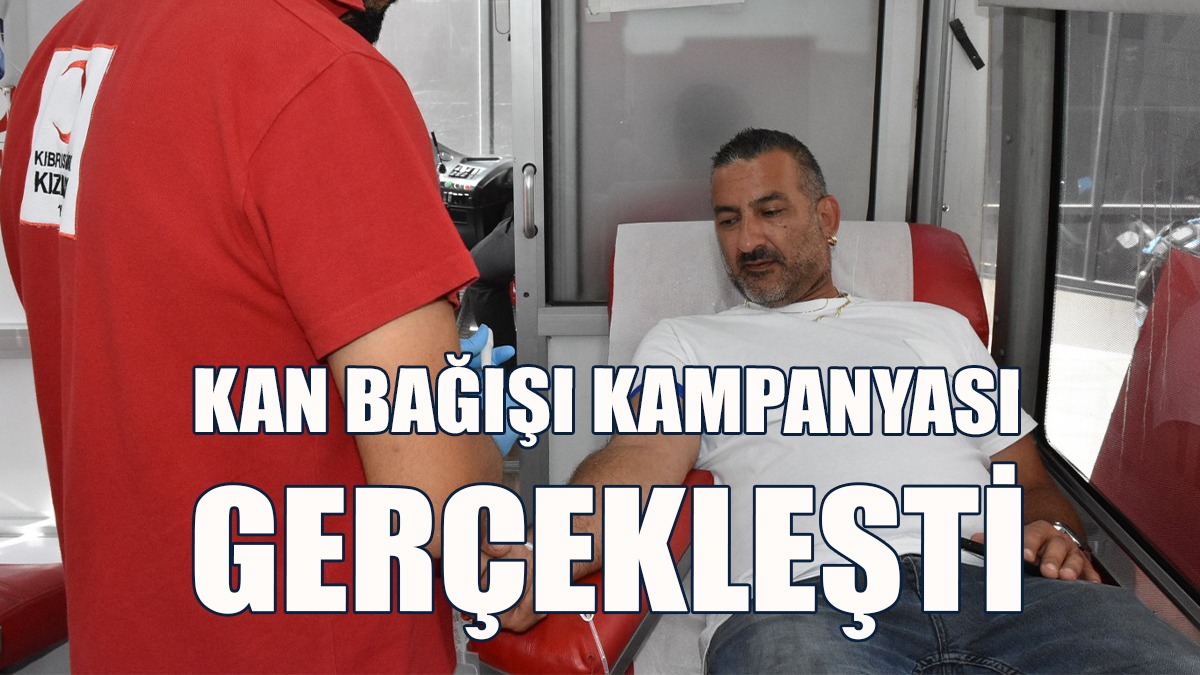 Girne Belediye Personeli Tarafından Kan Bağışı Yapıldı