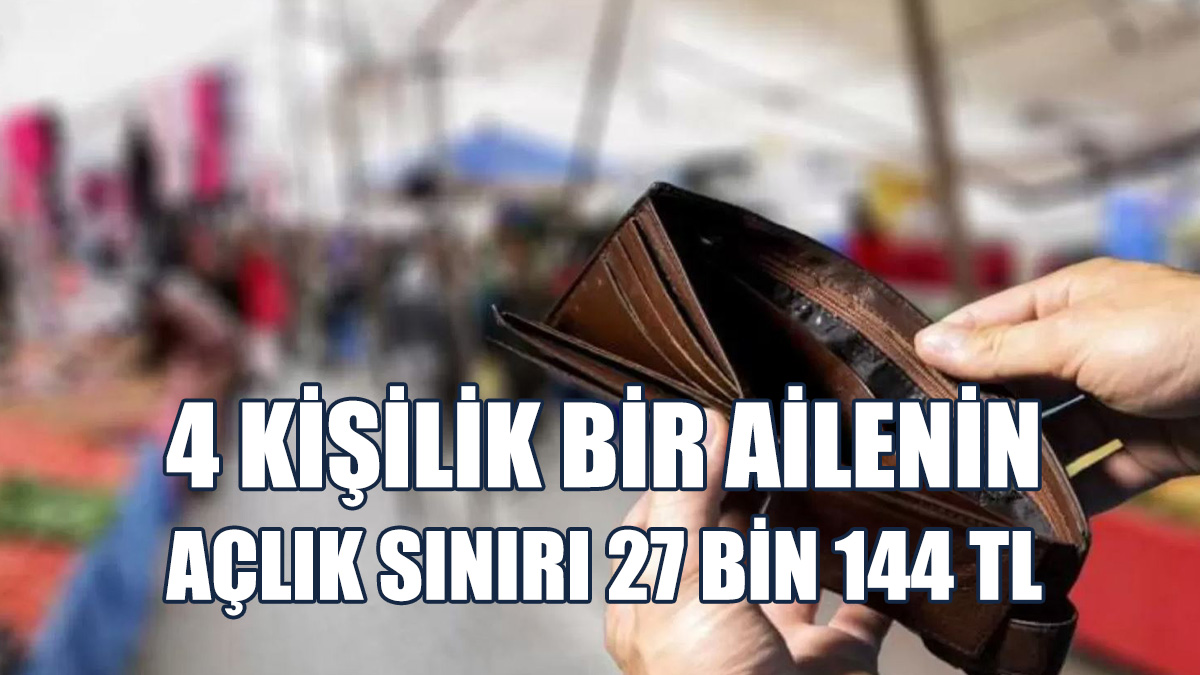 KTAMS, 4 Kişilik Bir Ailenin Açlık Sınırını Açıkladı...