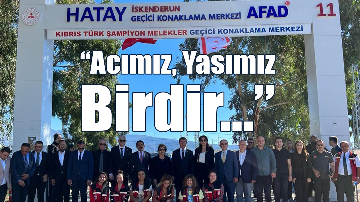 Başbakan Üstel, İskenderun’da Şampiyon Melekler Köyünü Ziyaret Etti