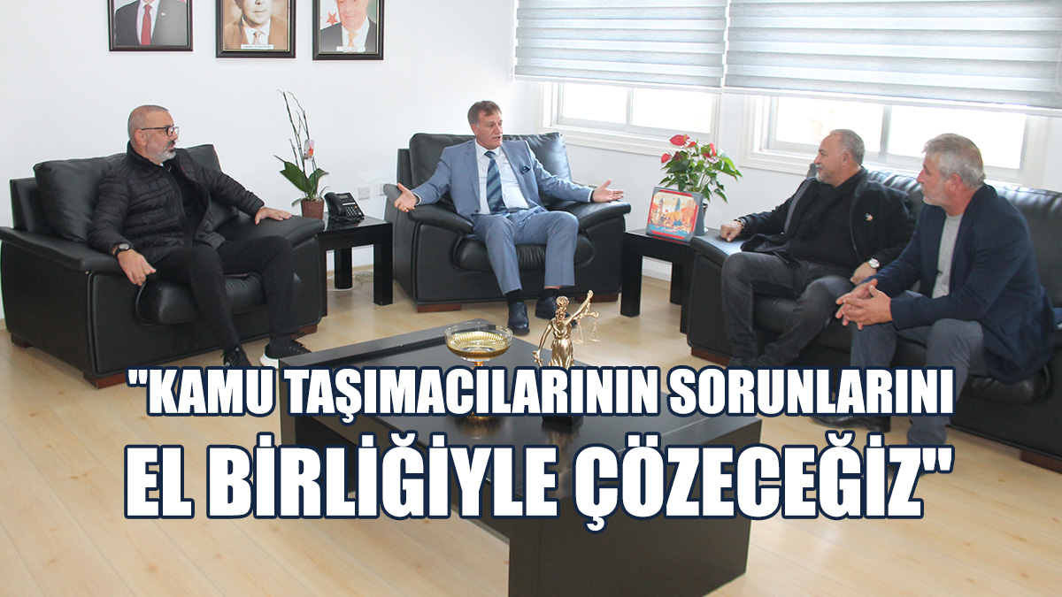Arıklı, Toplu Taşımacılar Birliği'ni Kabul Etti