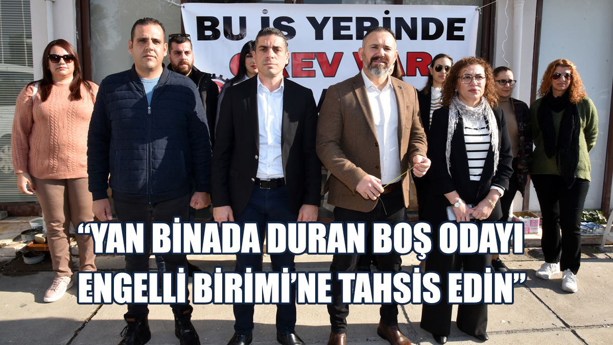 Çalışma Dairesi Engelli Birimi'nde Uyarı Grevi