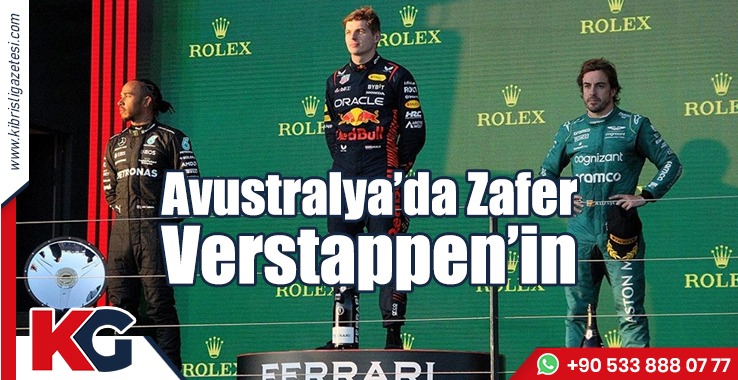 Avustralya’da Zafer Verstappen’in