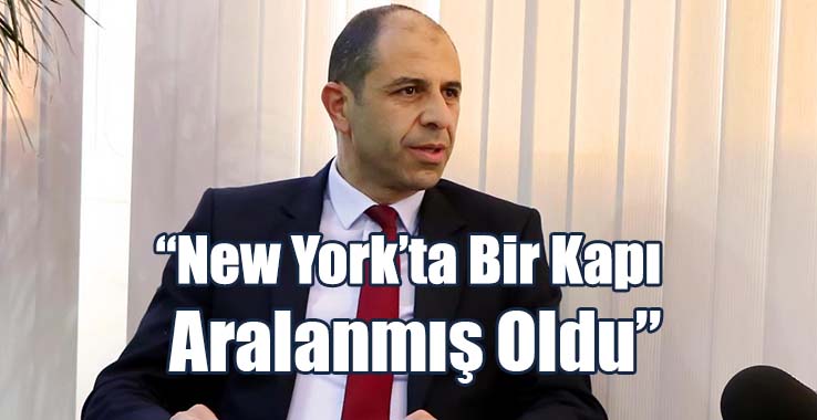 Özersay: New York’ta Bir Kapı Aralanmış Oldu