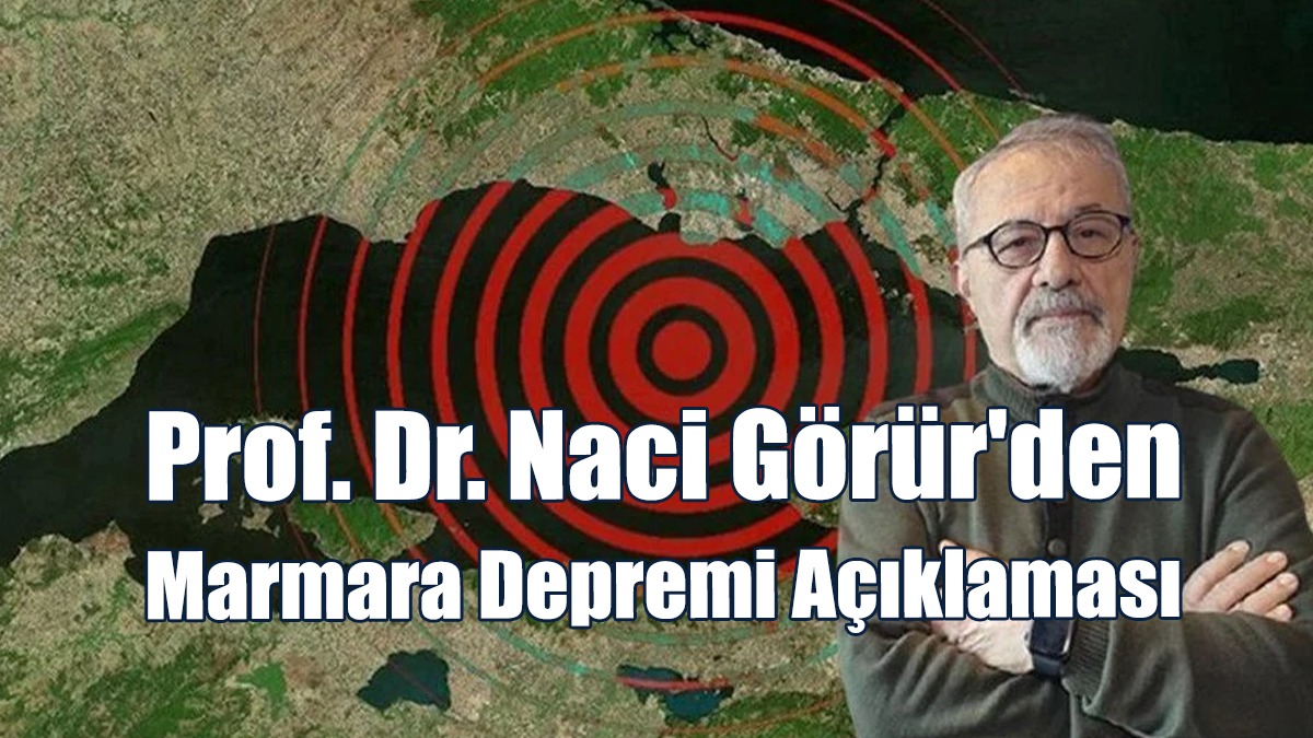 Prof. Dr. Naci Görür'den Marmara Depremi Açıklaması