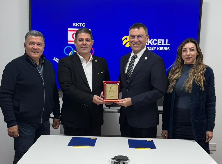 Kuzey Kıbrıs Turkcell ile Milli Olimpiyat Komitesi iş birliği protokolü imzaladı