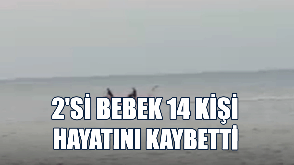 Çanakkale'de Göçmenleri Taşıyan Bot Battı!