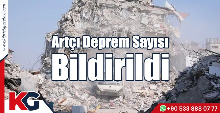 Afet Bölgesinde 7 bin 242 Artçı Deprem Yaşandı