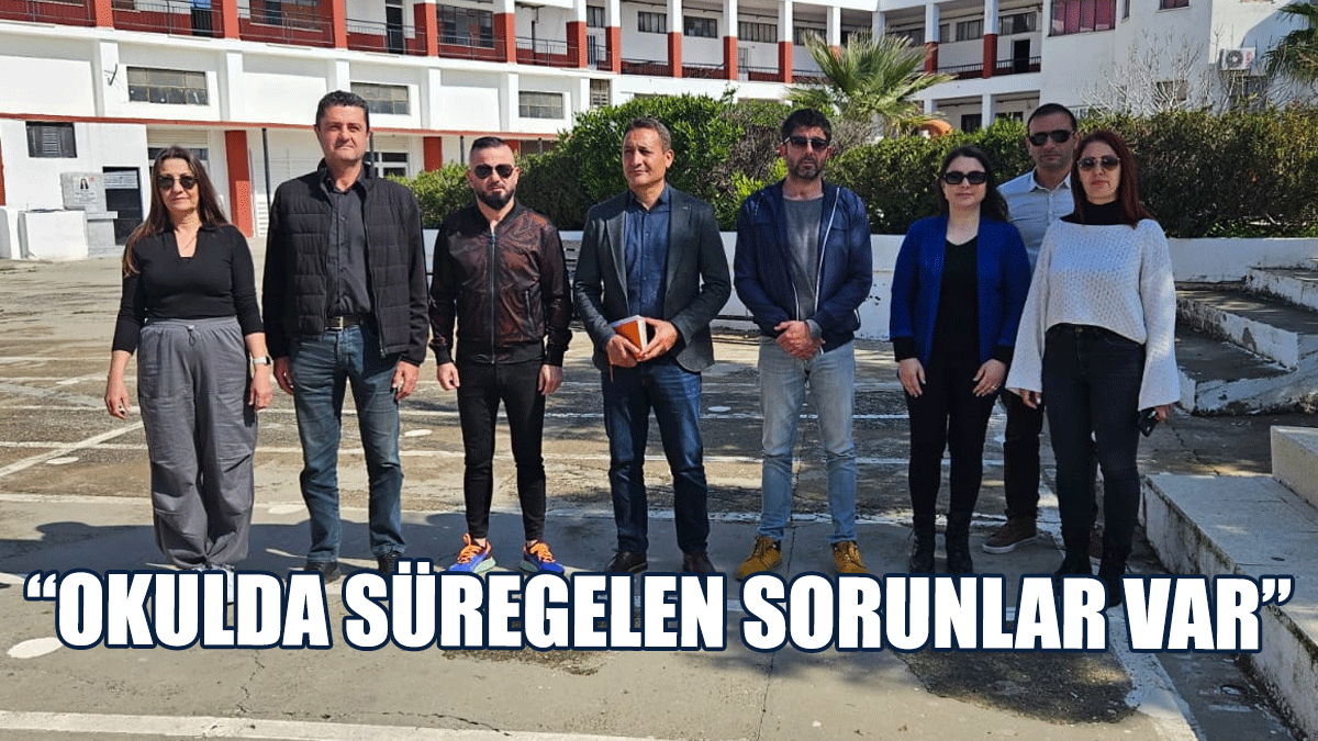 KTOEÖS, “Süregelen Sorunlarla” İlgili Dr. Fazıl Küçük Lisesinde Basın Açıklaması Yaptı