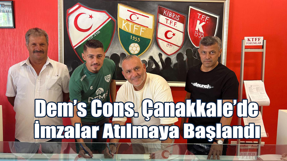 Dem’s Cons. Çanakkale’de İmzalar Atılmaya Başlandı
