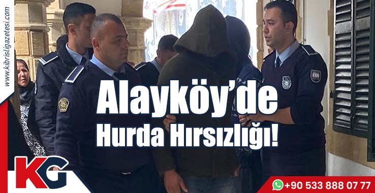 Alayköy’de Hurda Hırsızlığı!