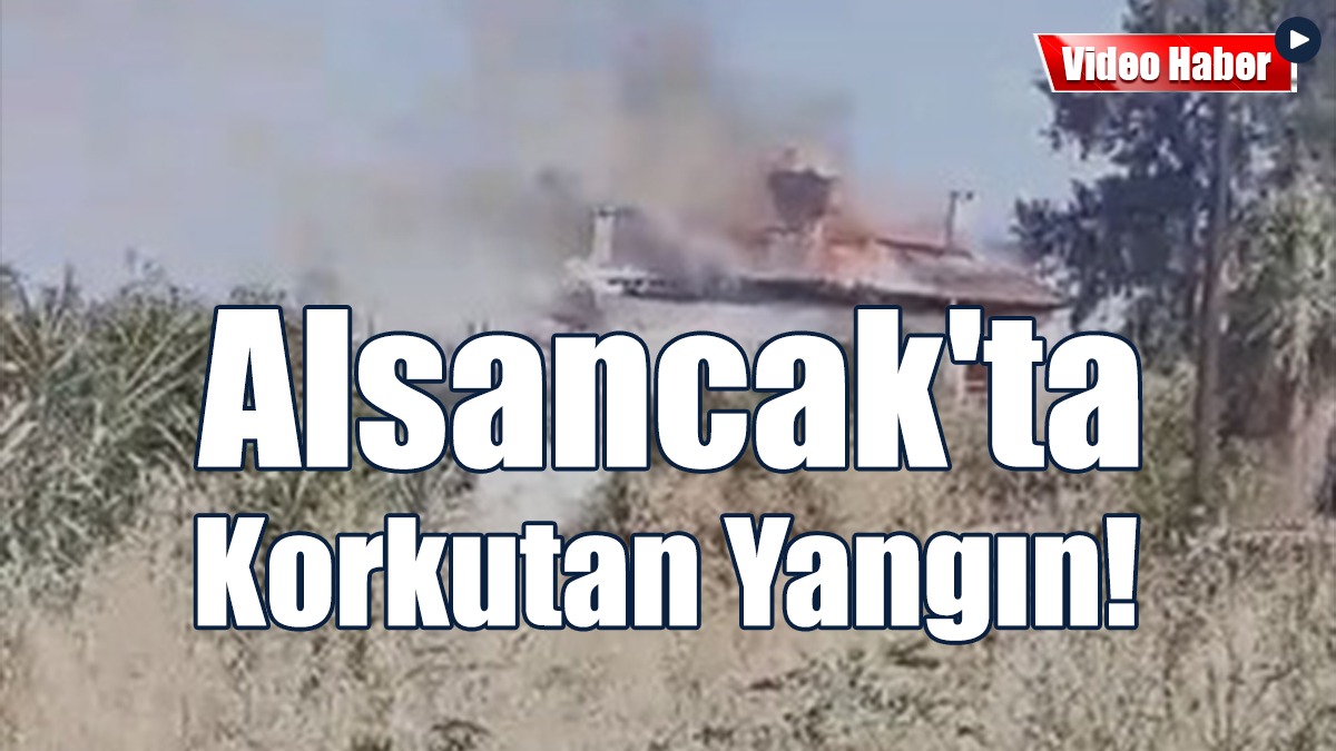 Alsancak'ta Korkutan Yangın!
