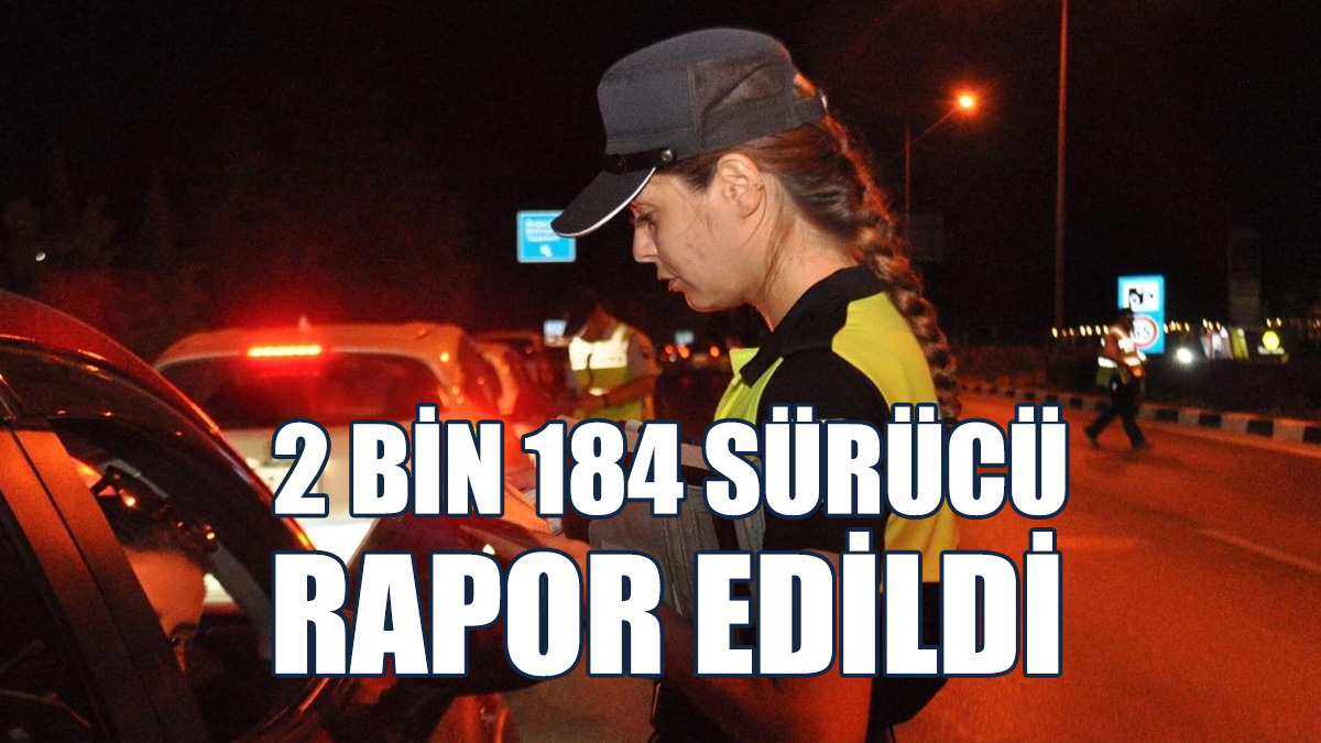 Alkol Tesiri Altında 61 Sürücü Tespit Edildi