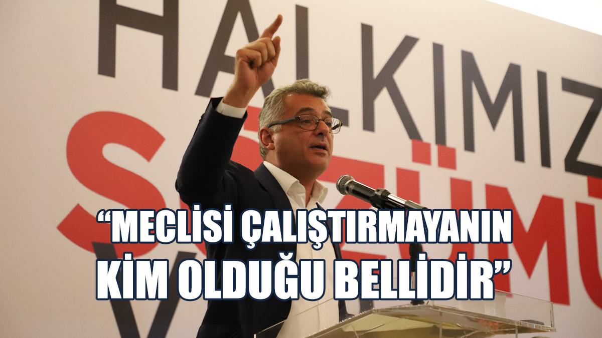 “Krizin Patlak Verdiği Yer Meclis Değil, Kendine Hükümet Diyen Yapıdır”