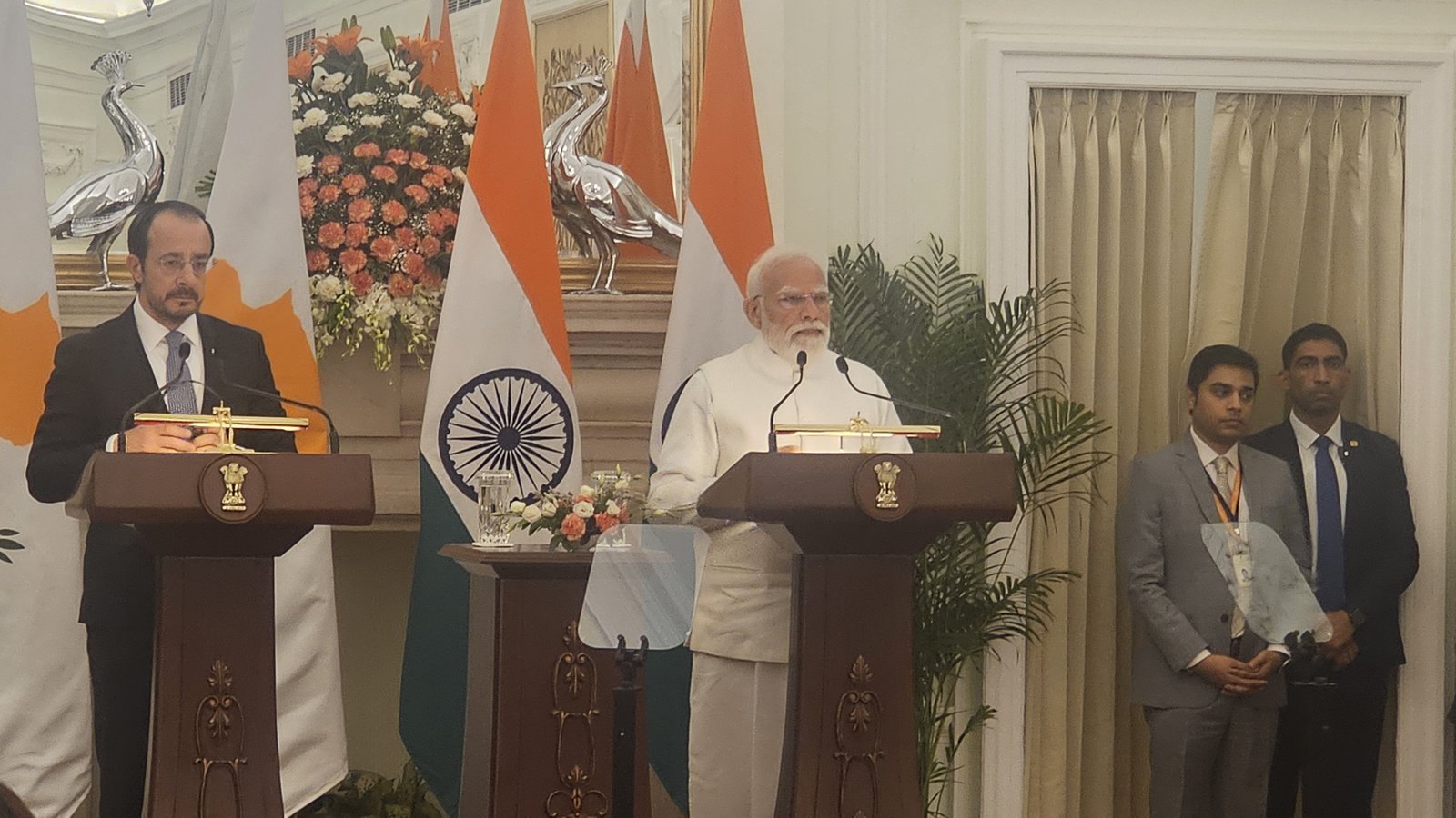 Hristodulidis ve Modi iki ülke arasındaki stratejik ortaklığı teyit etti