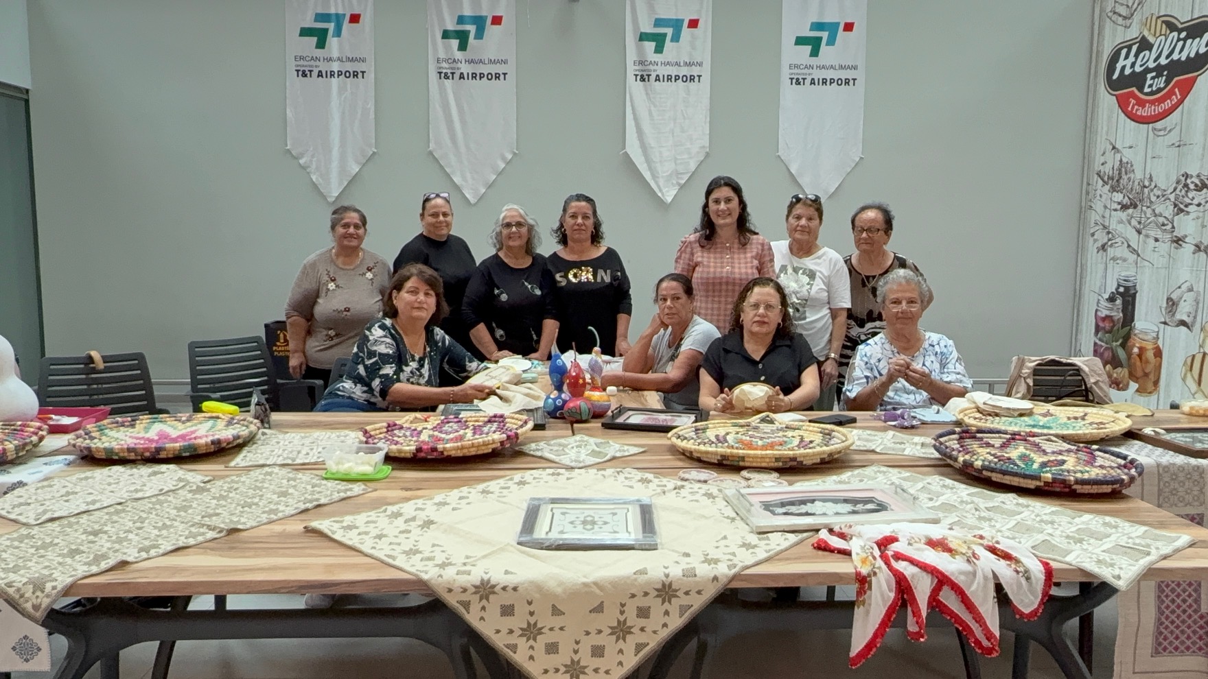 Ercan Havalimanı’nda Kıbrıs kültürünü tanıtmak amacıyla etkinlik düzenlendi