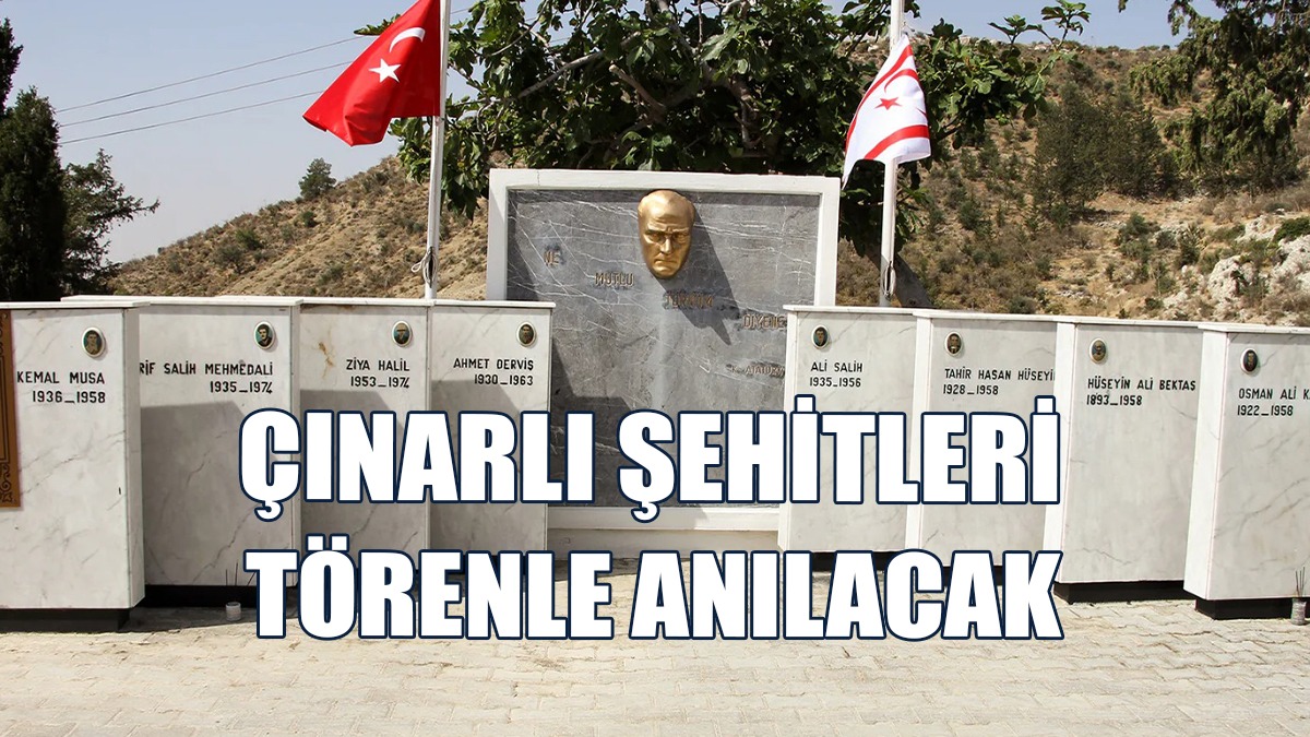 Çınarlı Şehitleri 2 Haziran’da Anılacak