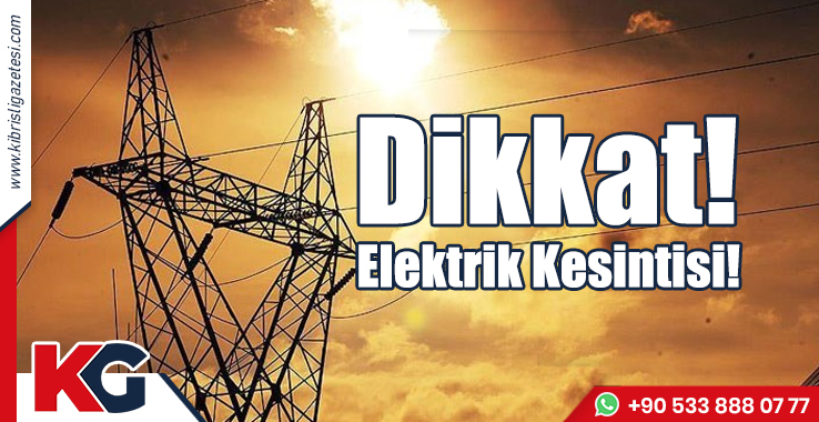 Dikkat! Elektrik Kesintisi!