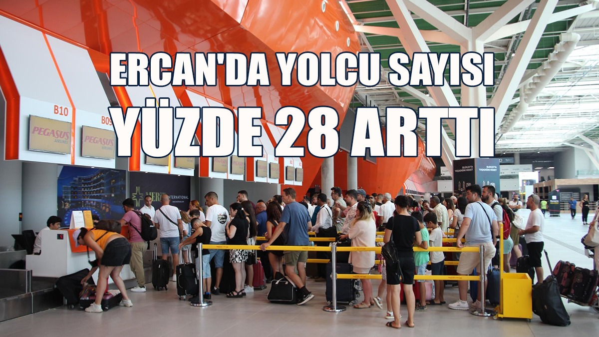 Ercan'da Uçak Sayısı Yüzde 17,44 Arttı