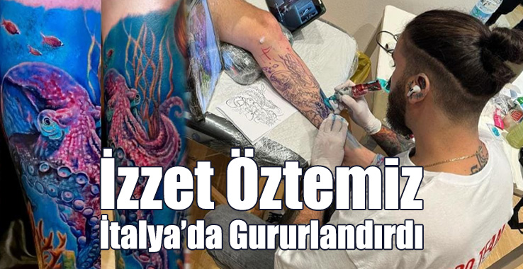 İzzet Öztemiz İtalya'da Gururlandırdı