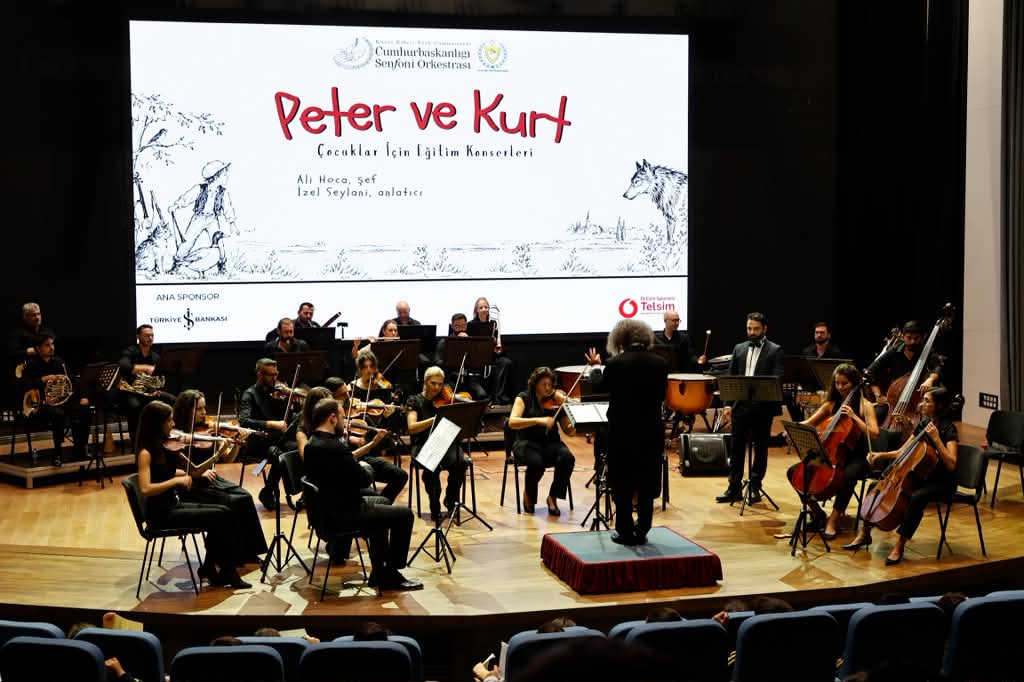 “Peter ve Kurt” senfonik masalı Cumhurbaşkanlığı'nda sahnelendi