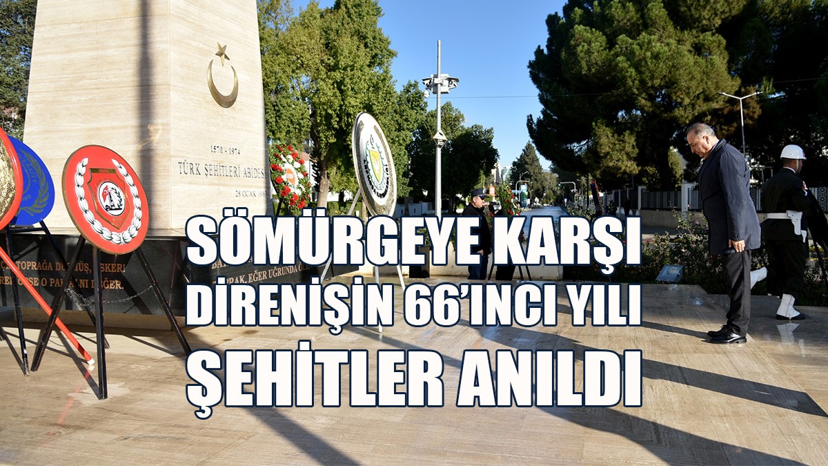 Sömürgeye Karşı Direnişin 66’ıncı Yılı: Şehitler Anıldı