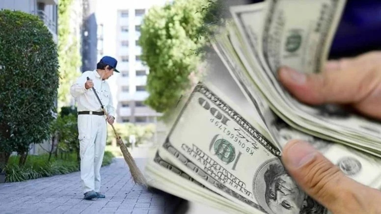 Milyon dolarlık geliri var, apartman görevlisi olarak çalışıyor!
