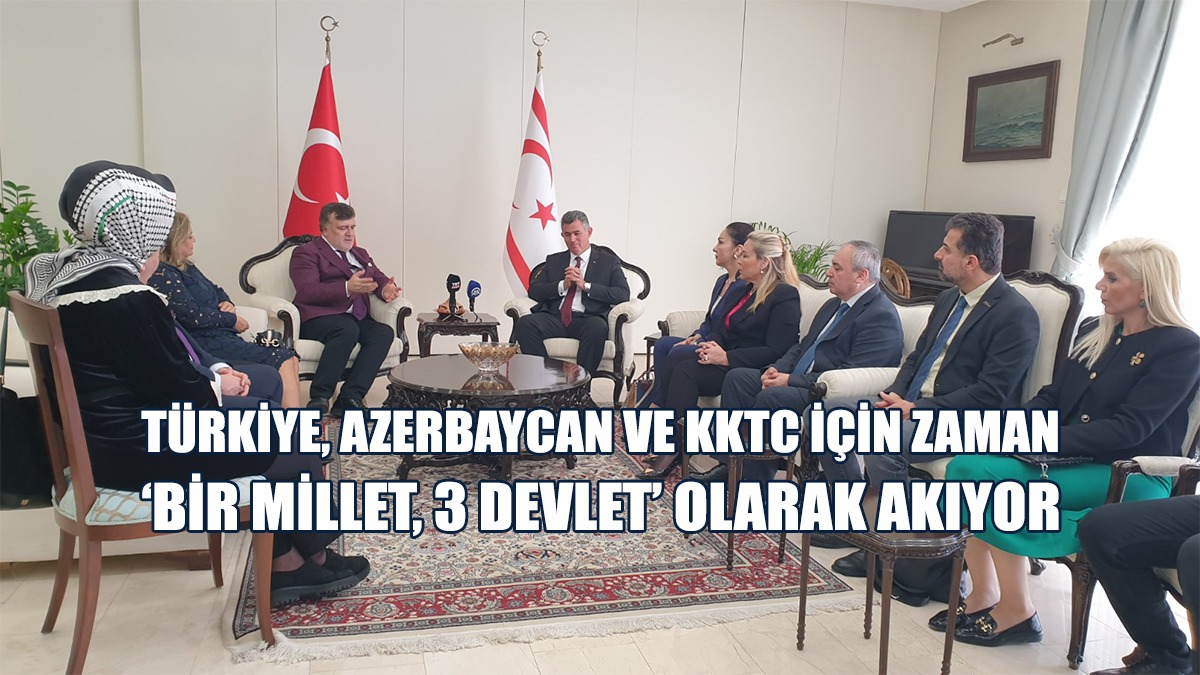 Türk Dünyası Arabulucular Birliği Heyetinden Türkiye'nin Lefkoşa Büyükelçisi Feyzioğlu'na Ziyaret
