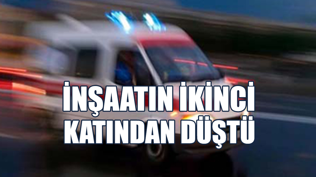 3 Metre Yükseklikten Beton Zemine Düştü