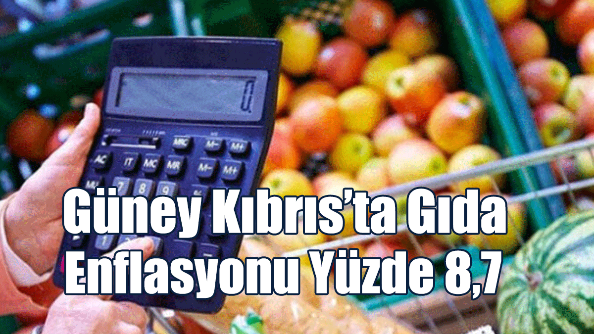 Güney Kıbrıs’ta Gıda Enflasyonu Yüzde 8,7