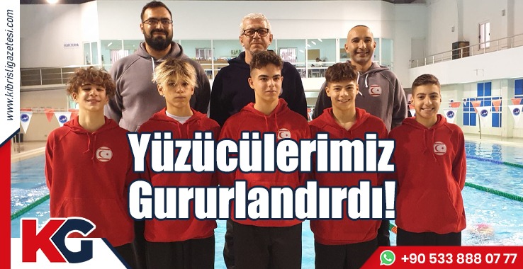 Yüzücülerimiz Gururlandırdı!