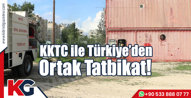 KKTC ile Türkiye’den Tatbikat!