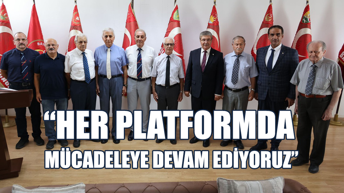 Başbakan Üstel, Kıbrıs TMT Mücahitler Derneği’ni Ziyaret Etti