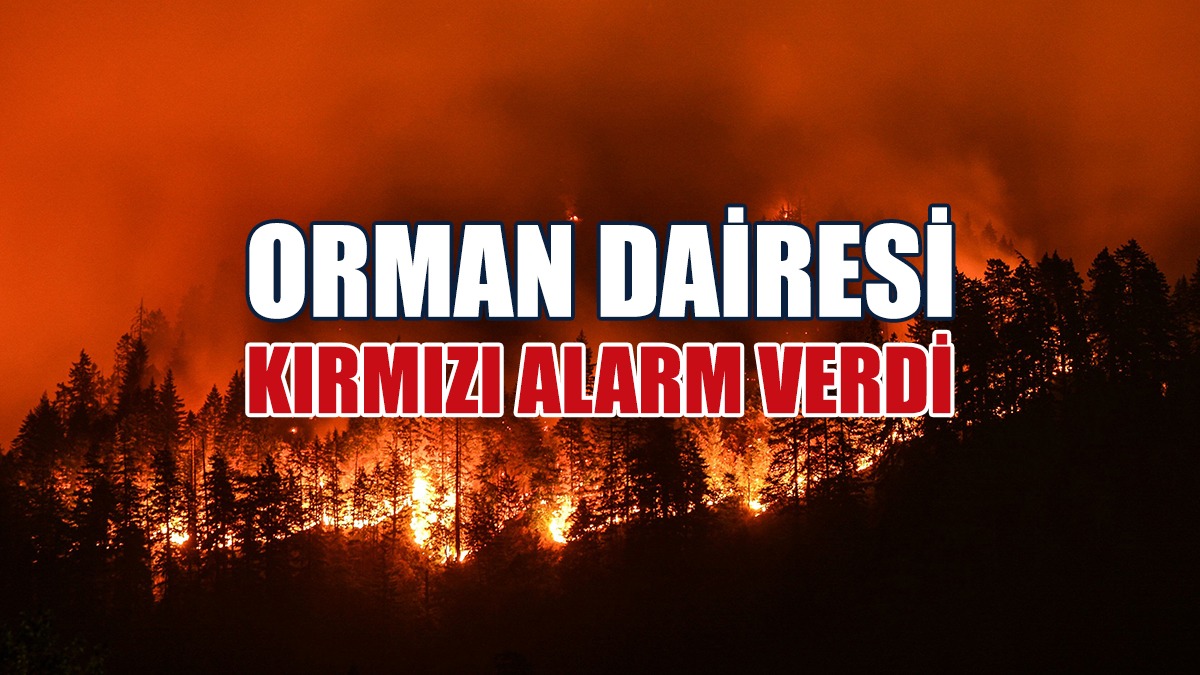 Orman Dairesi Kırmızı Alarm Verdi