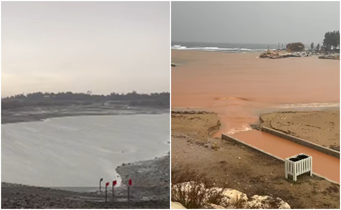 Agresif hava koşulları Güney Kıbrıs’ta da zarara neden oluyor