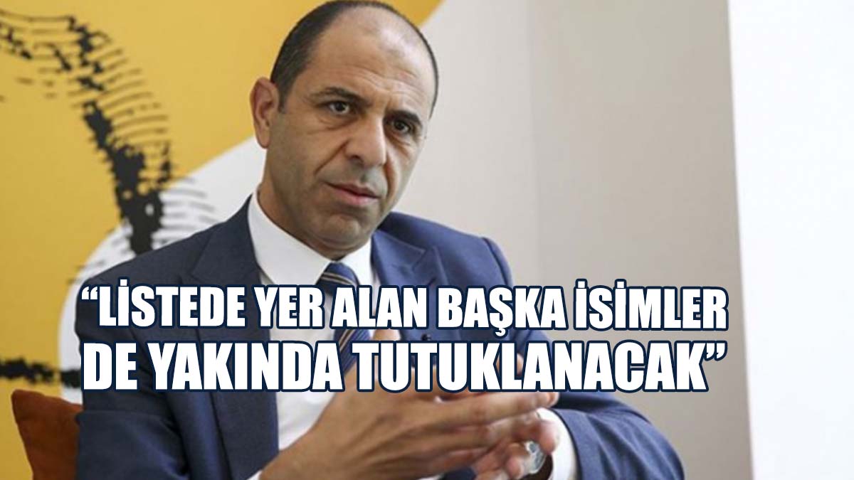 Özersay: Farklı Konulardaki Yolsuzluklarda Da Tutuklama Olacak