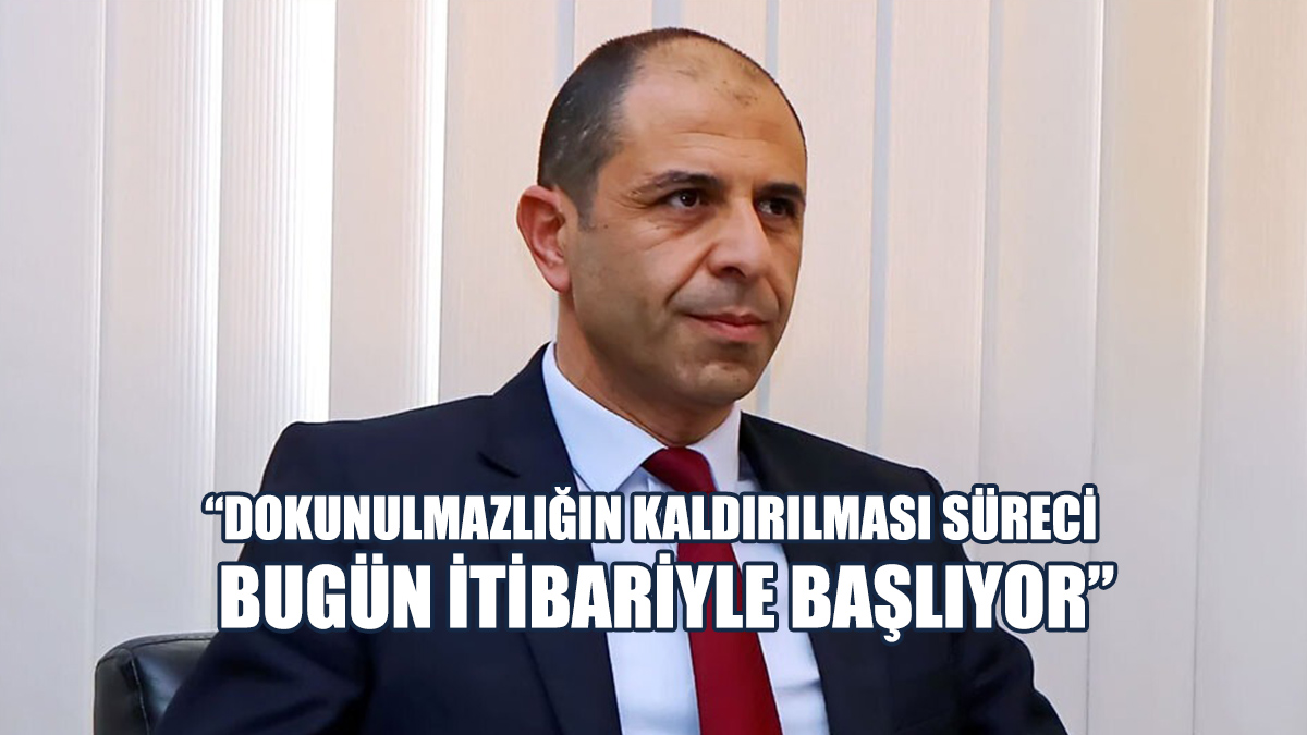 Özersay: UBP’li Vekilin Dosyası Meclis’e Gönderildi