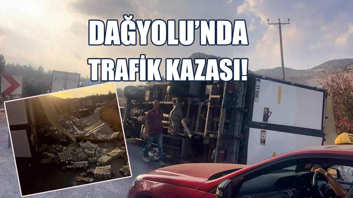 Dağyolu’nda Kaza: Araç Devrildi