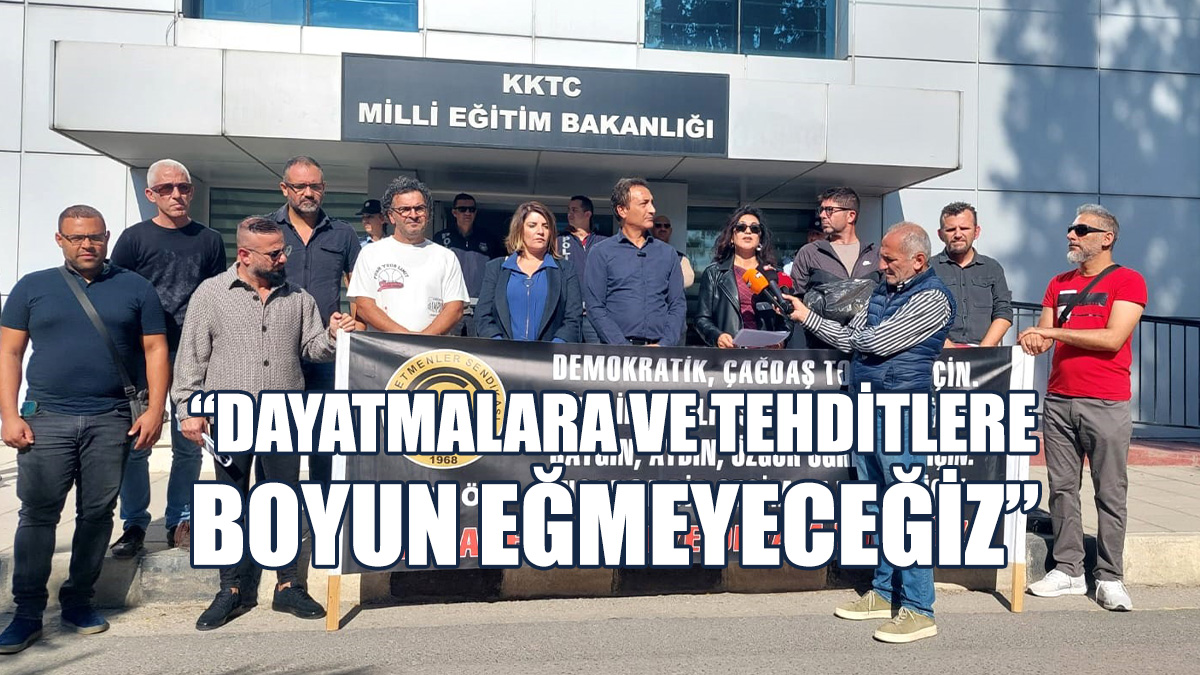 KTOEÖS, Milli Eğitim Bakanlığı Önünde Eylem Yaptı