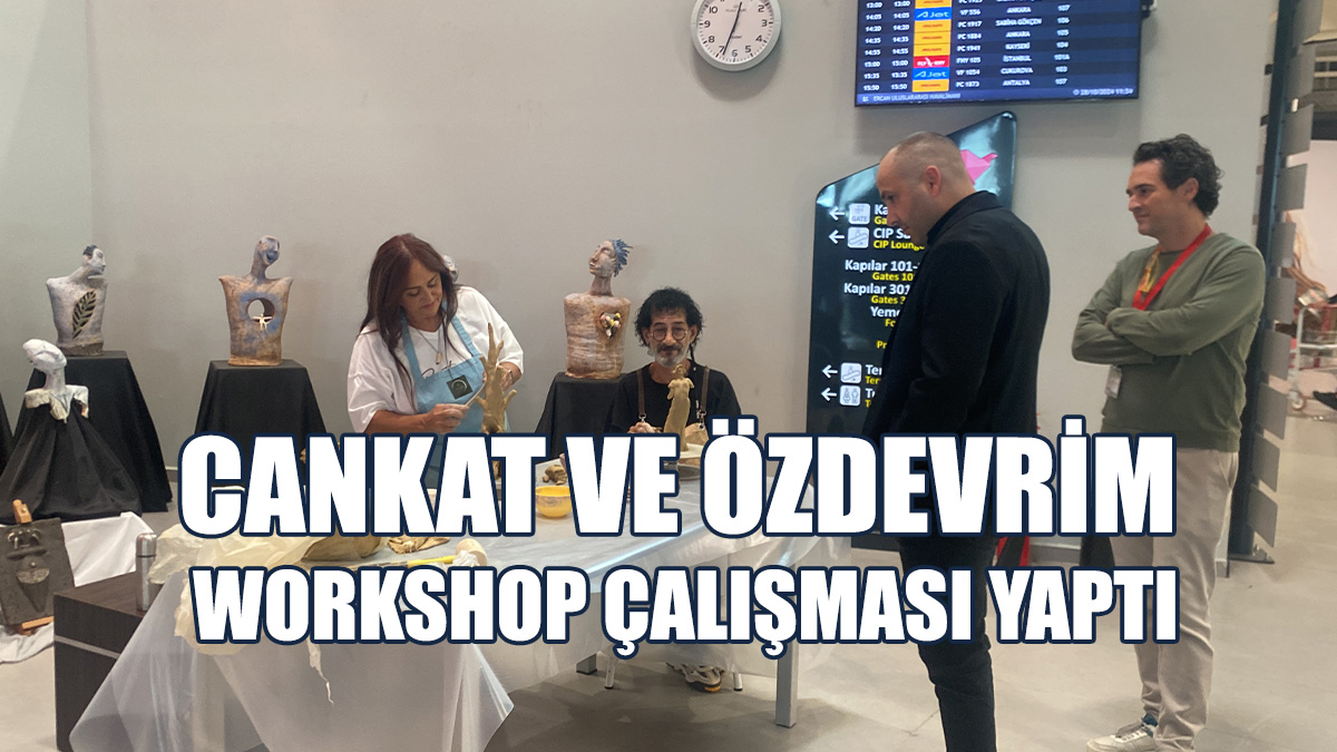 Cankat Ve Özdevrim, Yolcular İle Birlikte Çamurdan Heykeller Yaptı