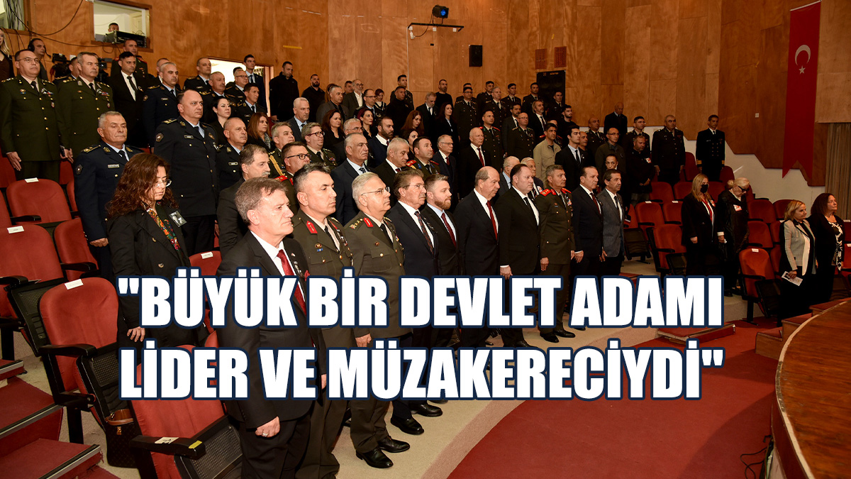 Kurucu Cumhurbaşkanı Denktaş Anılıyor..