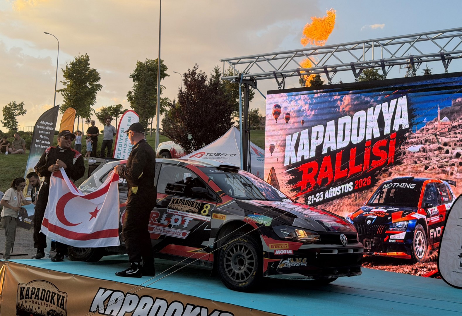 Kapadokya Rallisi’nde KKTC’den dokuz ekip ve KKTOK ekibi yer aldı