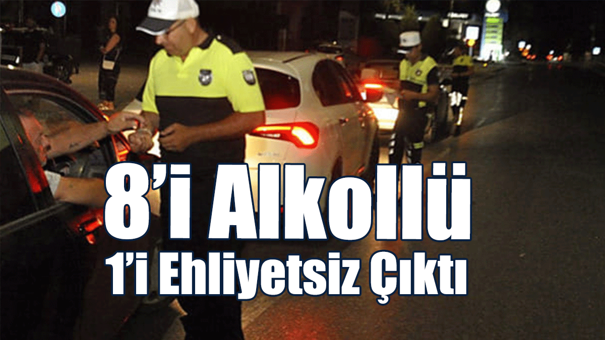 7 Araç Trafikten Men Edildi