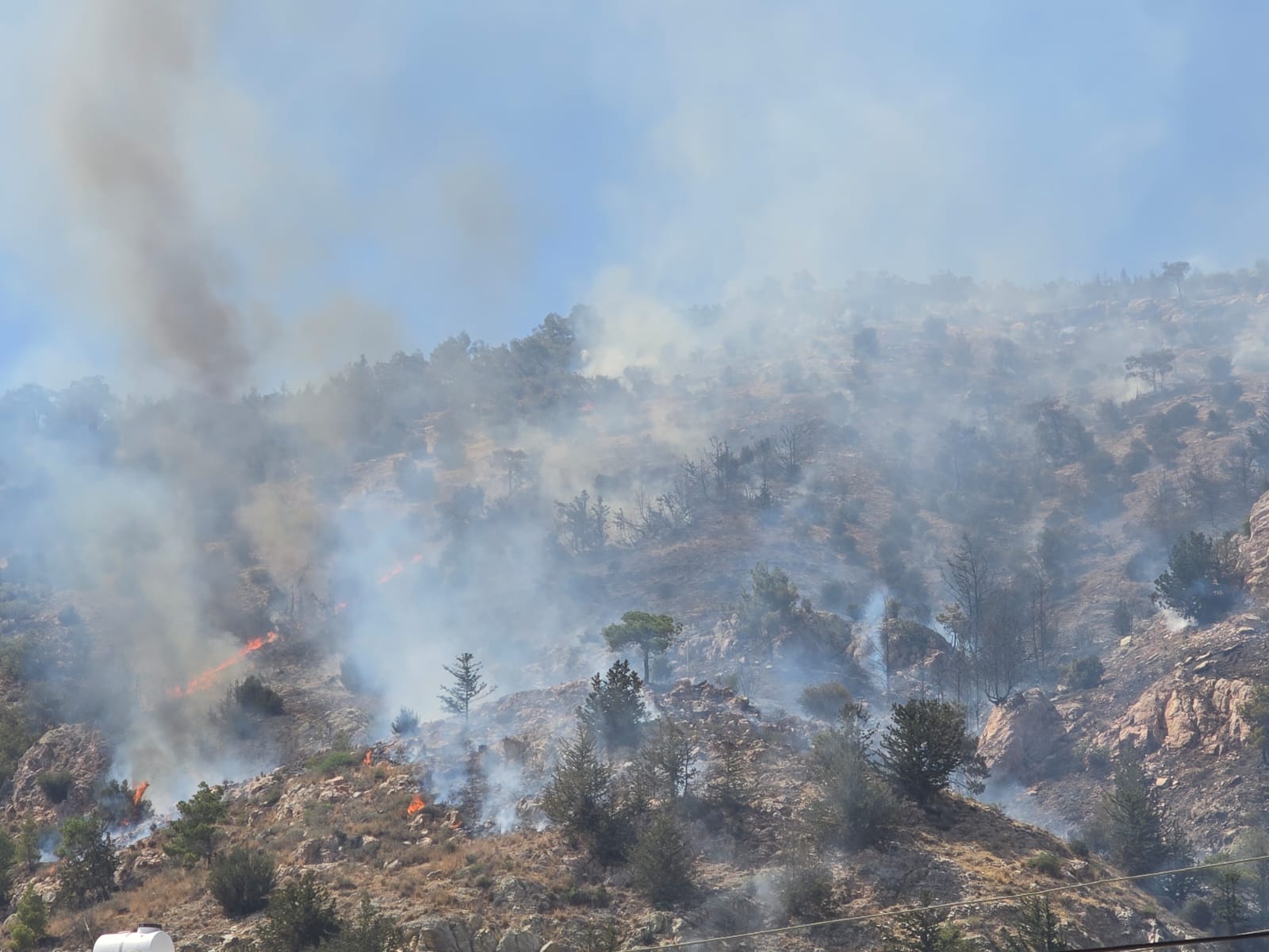 Yamaçköy’de orman yangını: Bir destek çağrısı da Sivil Afet Timi'nden