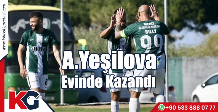 A.Yeşilova Evinde Kazandı!