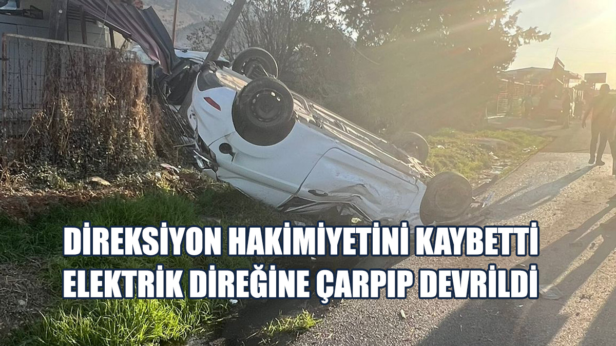 Dikmen - Boğazköy Anayolunda Kaza...Bir Yaralı