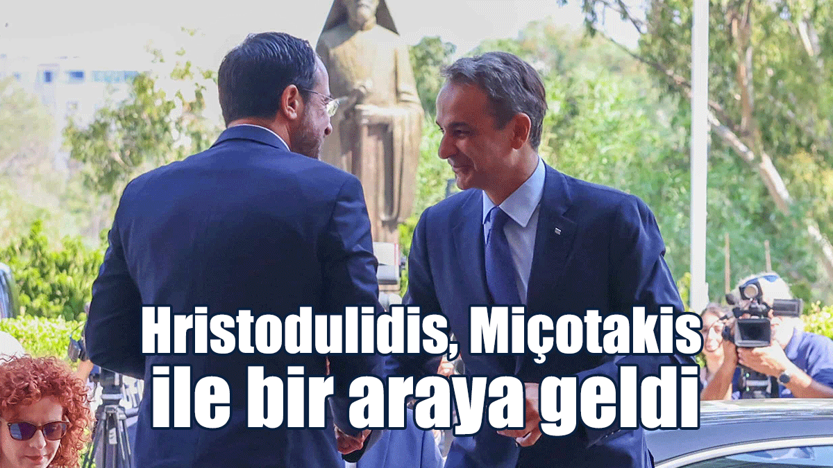 Hristodulidis, Üçlü Zirve Öncesinde Miçotakis İle Bir Araya Geldi