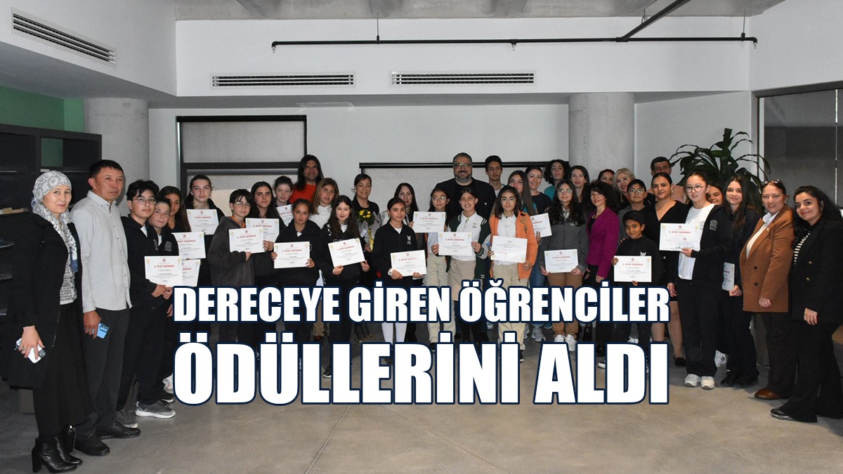 Dereceye Giren Öğrenciler Ödüllerini Adlı